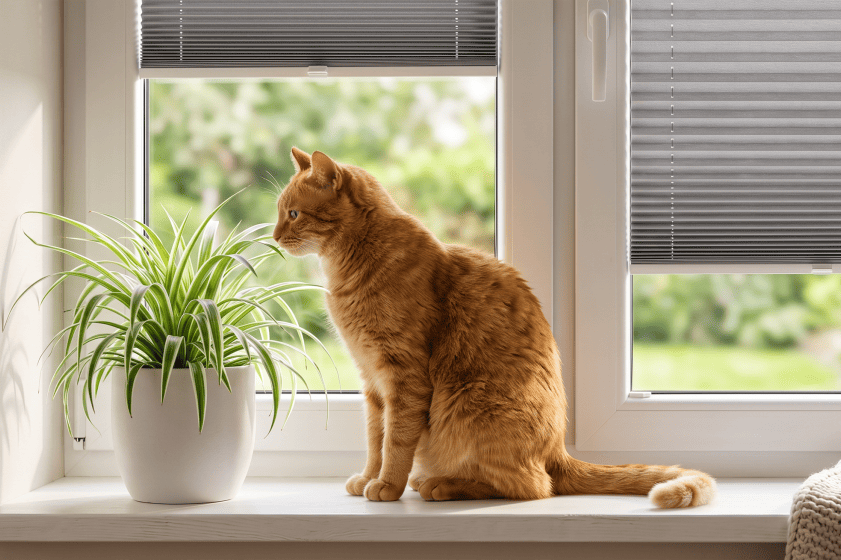 Plants, a cat and a window – how can you meet everyone’s needs in one space?