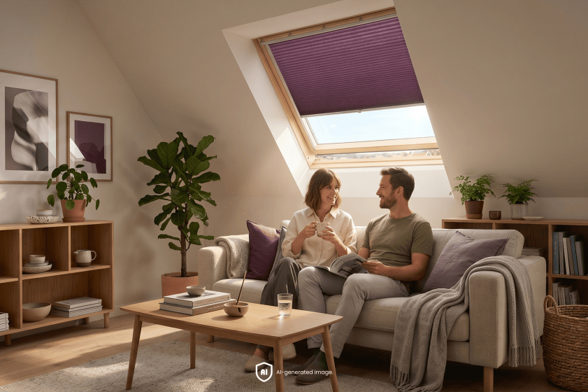 Heat in the attic – which coverings should you choose for roof windows?