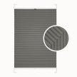 Dark Grey Window Pleated Blind