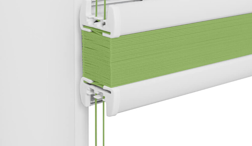 Pistachio Window Pleated Blind