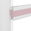 Powder Pink Window Pleated Blind