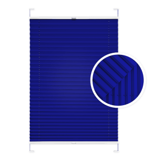 Navy Blue Window Pleated Blind