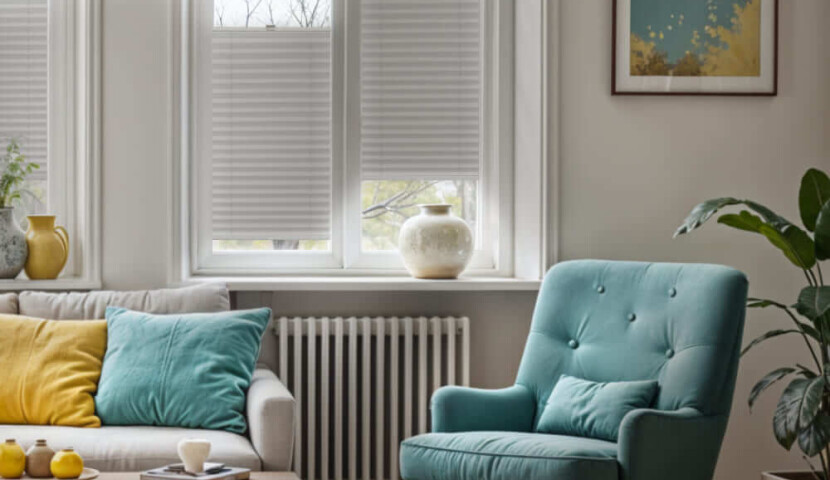 Plisa Okienna Honeycomb Szaro-Biała