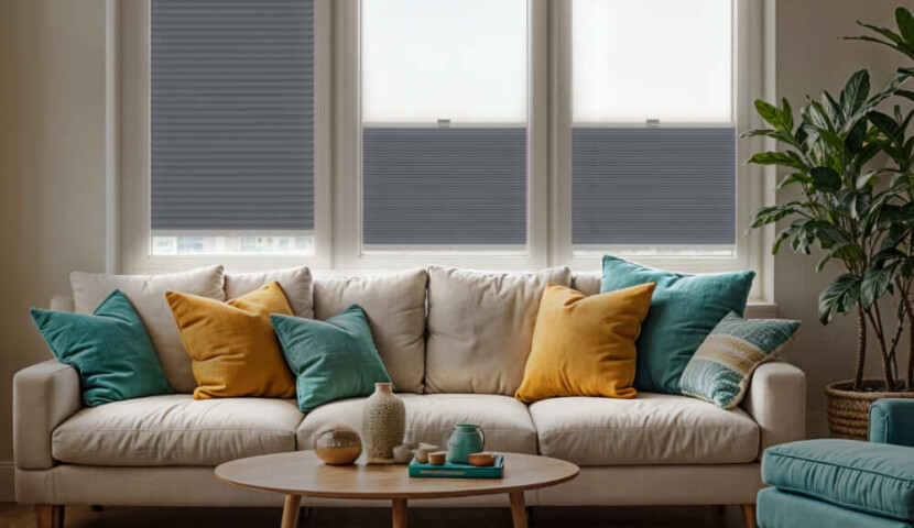 Plisa Okienna Honeycomb Szara