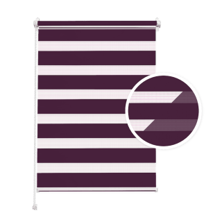 Roleta Dzień-Noc Śliwkowa