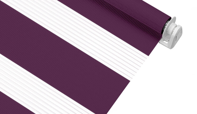 Roleta Dzień-Noc Śliwkowa