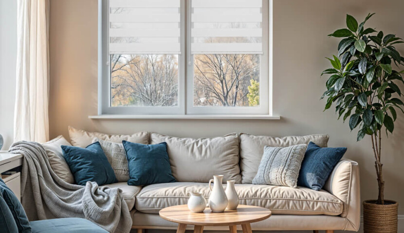 Roleta Dzień-Noc Biała