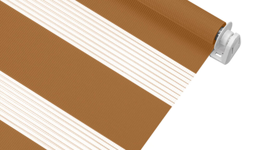 Cream Walnut Day and Night Blind