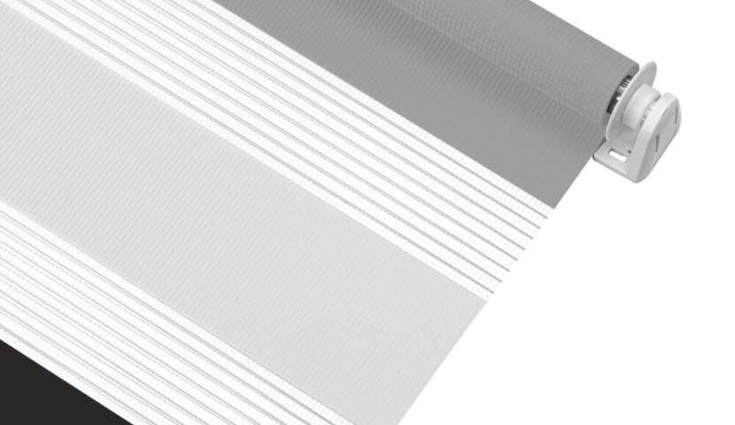 Black-White-Light Gray Day and Night Blind