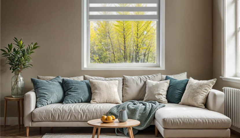 Roleta Dzień-Noc Szara