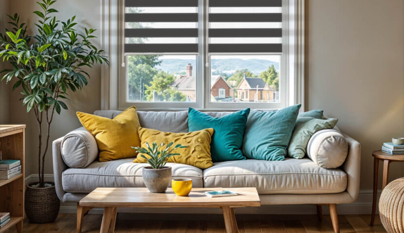 Roleta Dzień-Noc Antracytowa