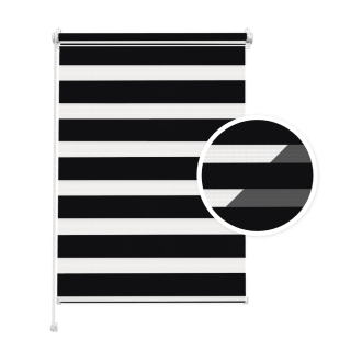 Roleta Dzień-Noc Czarna