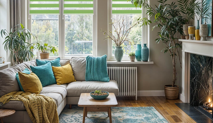 Roleta Dzień-Noc Zielona