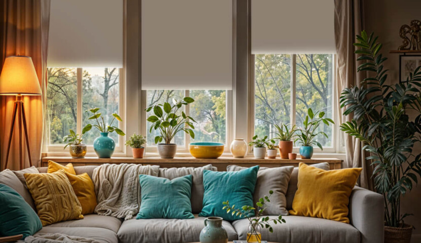 Roleta Zaciemniająca Wanilia (kolor)