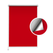 Roleta Zaciemniająca czerwona (silver)