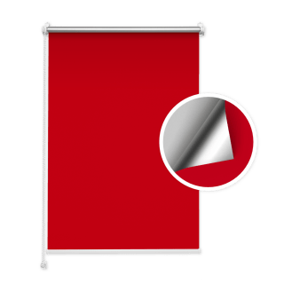 Roleta Zaciemniająca czerwona (silver)