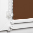 Brown Blackout Roller Blind (Silver Backing)