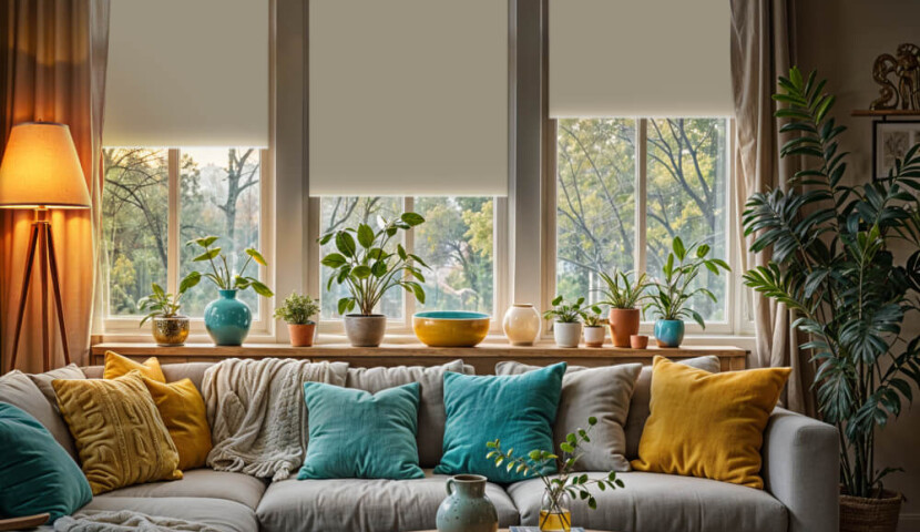 Roleta Zaciemniająca Ecru (silver)