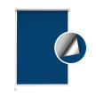 Roleta Zaciemniająca Niebieska (silver)