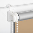 Beige Blackout Roller Blind (Silver Backing)