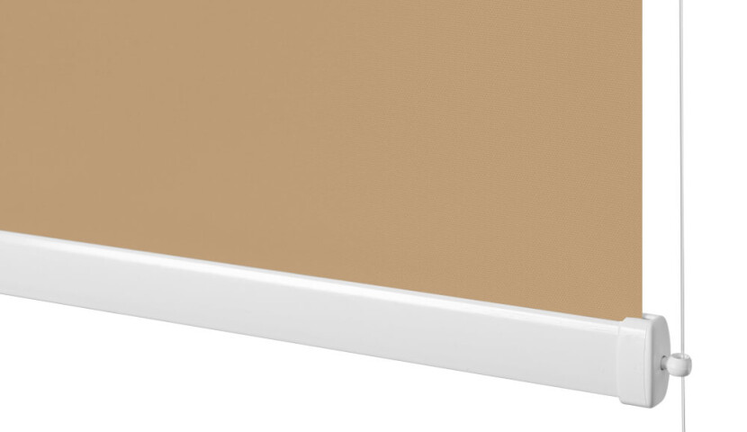 Beige Blackout Roller Blind (Silver Backing)