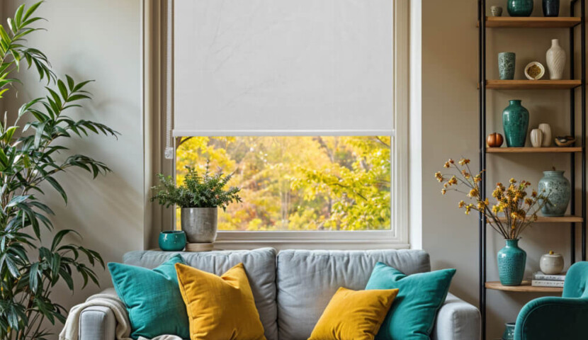 White Standard Roller Blind