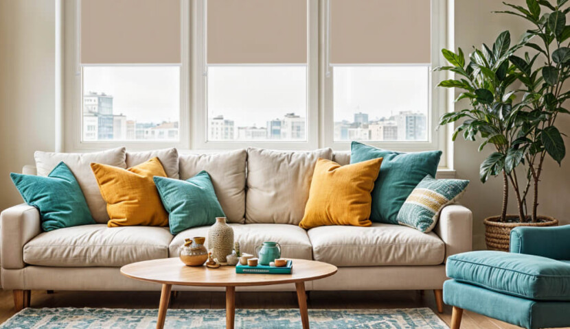 Roleta Mini Jasny Beż