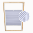 Dove Grey Custom Skylight Pleated Blind