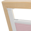 Pink Custom Skylight Pleated Blind