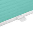 Turquoise Blue Custom Skylight Pleated Blind