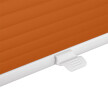 Orange Custom Skylight Pleated Blind