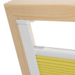 Yellow Custom Skylight Pleated Blind