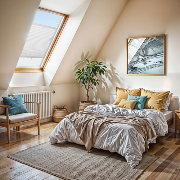 Plisa Dachowa Biała Velux