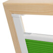 Green Custom Skylight Pleated Blind