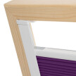 Plum Custom Skylight Pleated Blind