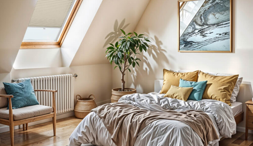 Plisa Dachowa Beżowa Velux